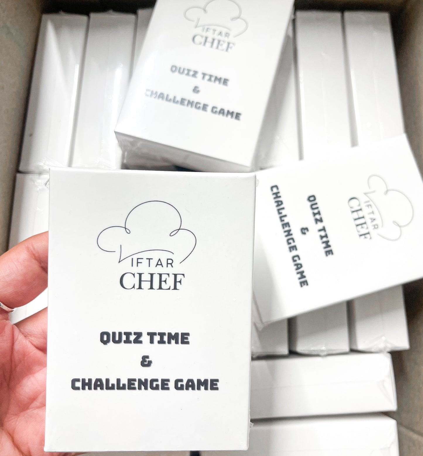 Iftar Chef Quiz Time and Challenge Cards - Physical Deck