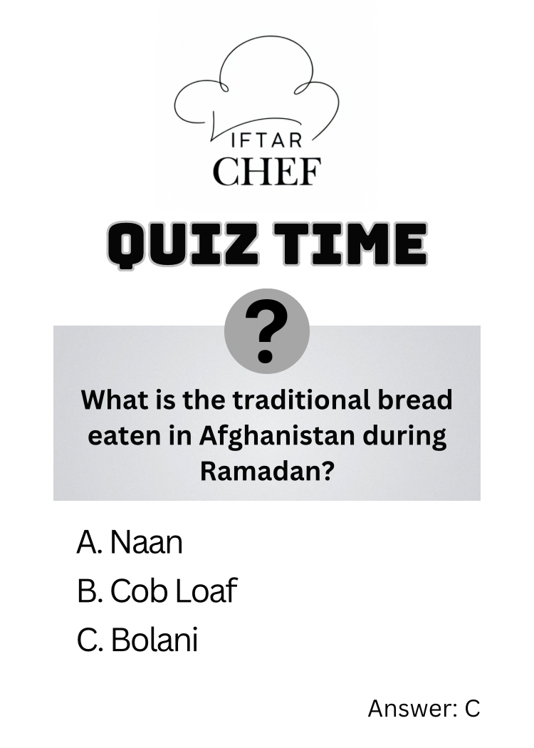 Iftar Chef Quiz Time and Challenge Game Cards - Digital Download