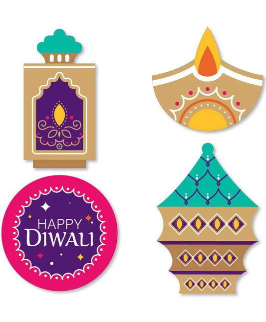 12pcs Diwali decorations/toppers