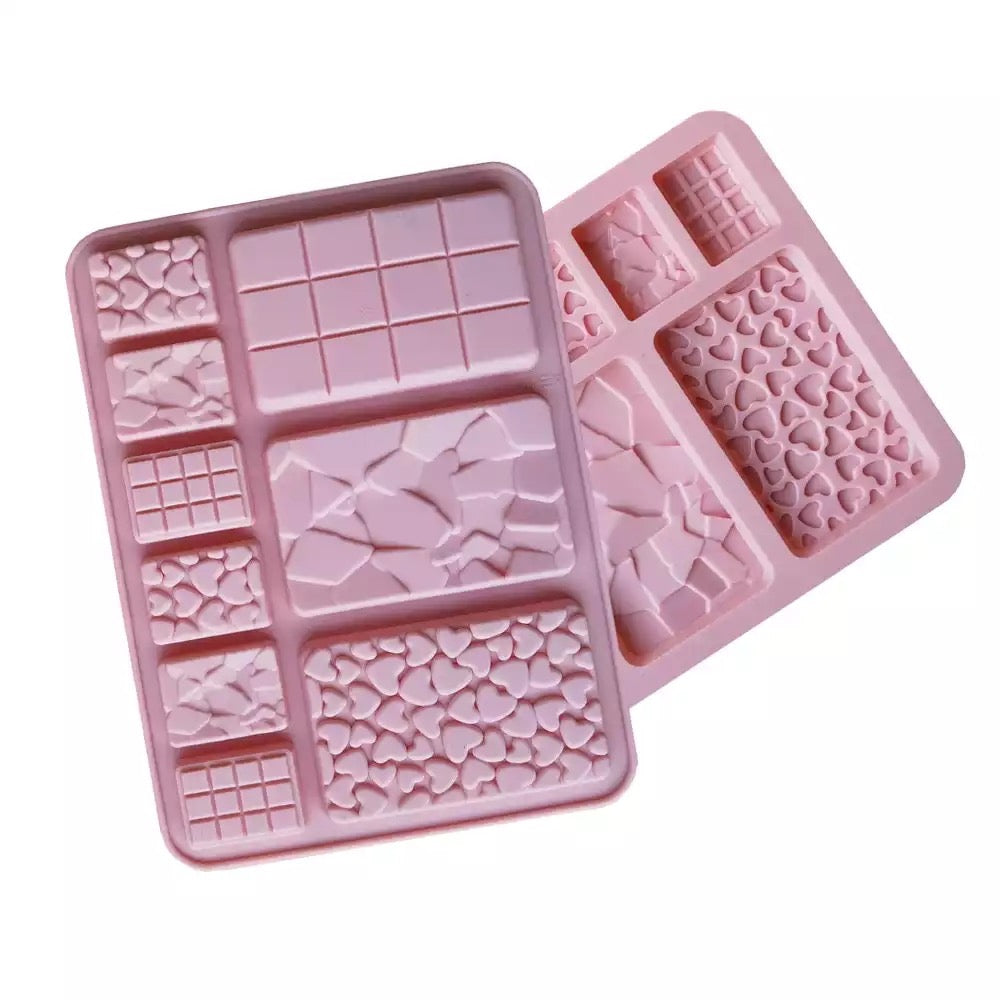Multi Textured Silicone Chocolate Mould